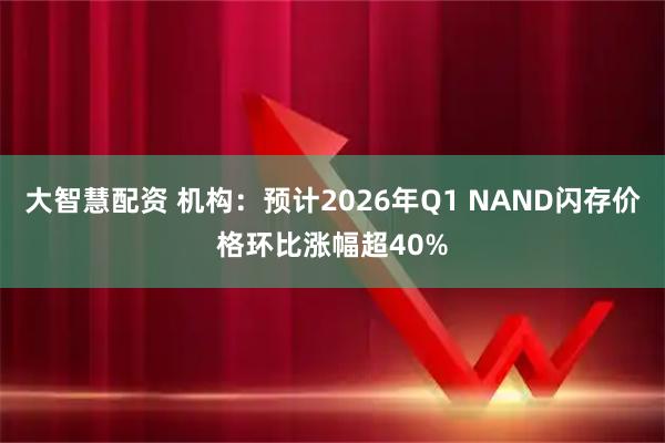大智慧配资 机构：预计2026年Q1 NAND闪存价格环比涨幅超40%